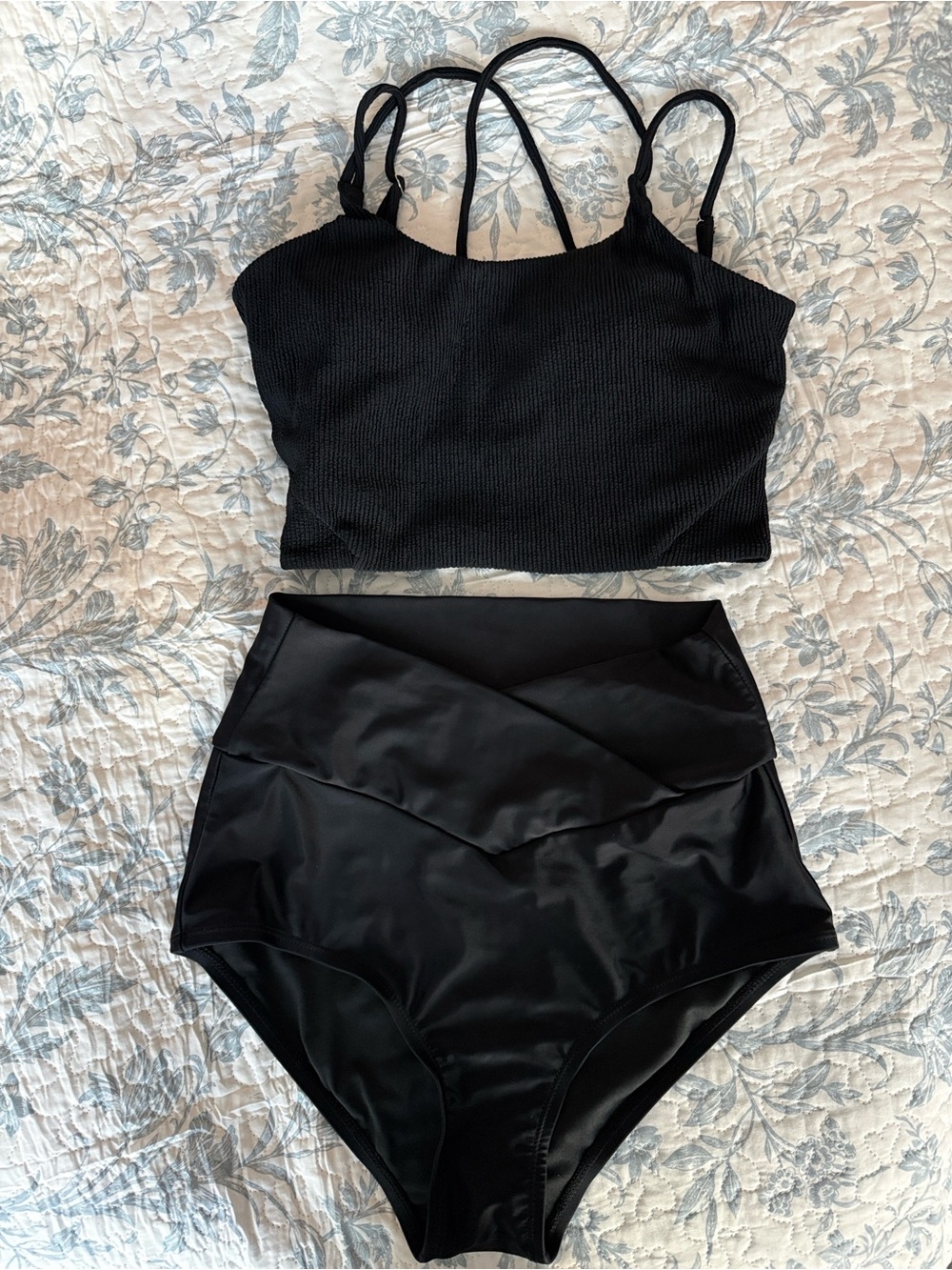 CORAL REEF Two-Piece Ultra High-Waist Bikini Set
